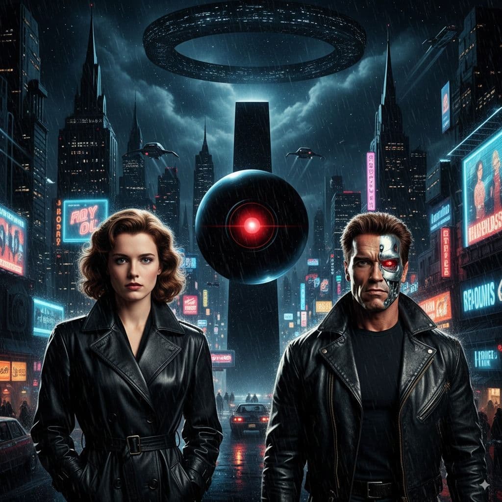 Rachael, Hal and T-800